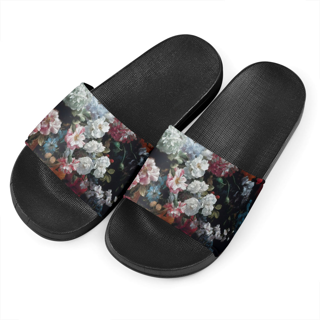 Dark Floral Sliders