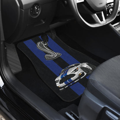 Mustang Cobra Muscle Car Art Floor Mats Set of 4