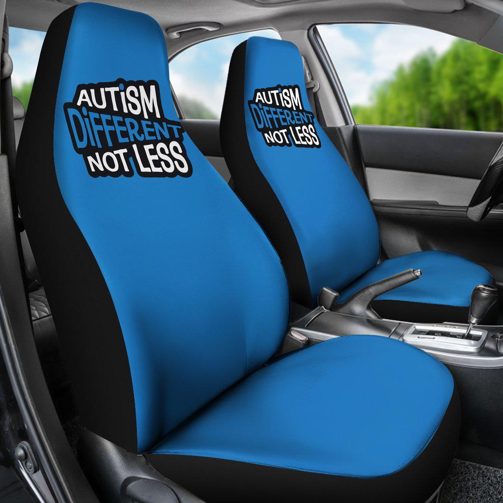 Autism Different Not Less Blue Seat Covers
