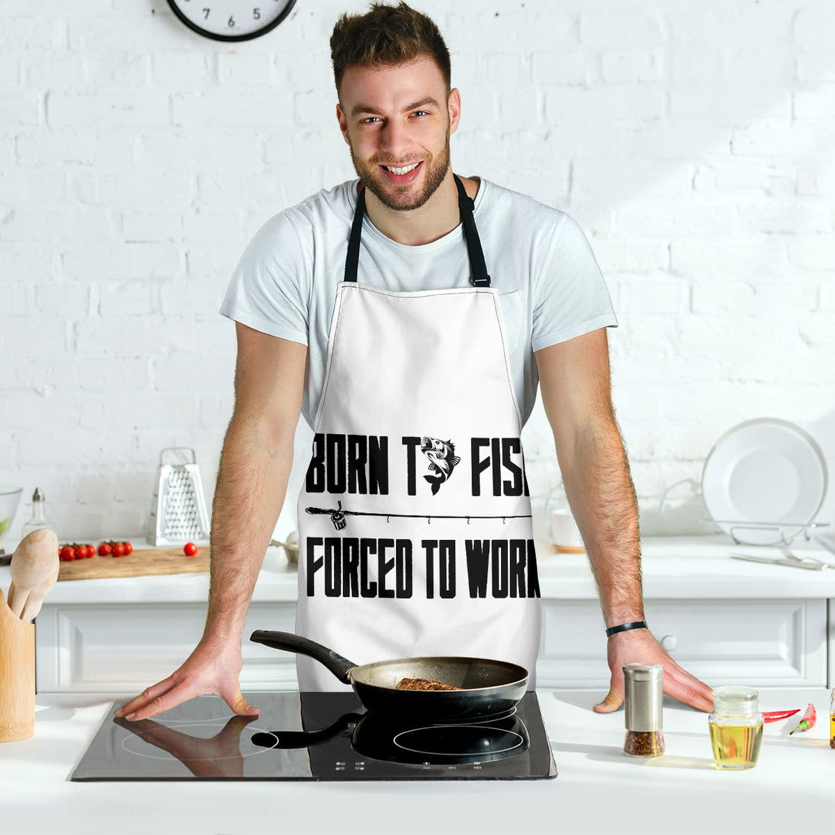 Apron Men Born To Fish