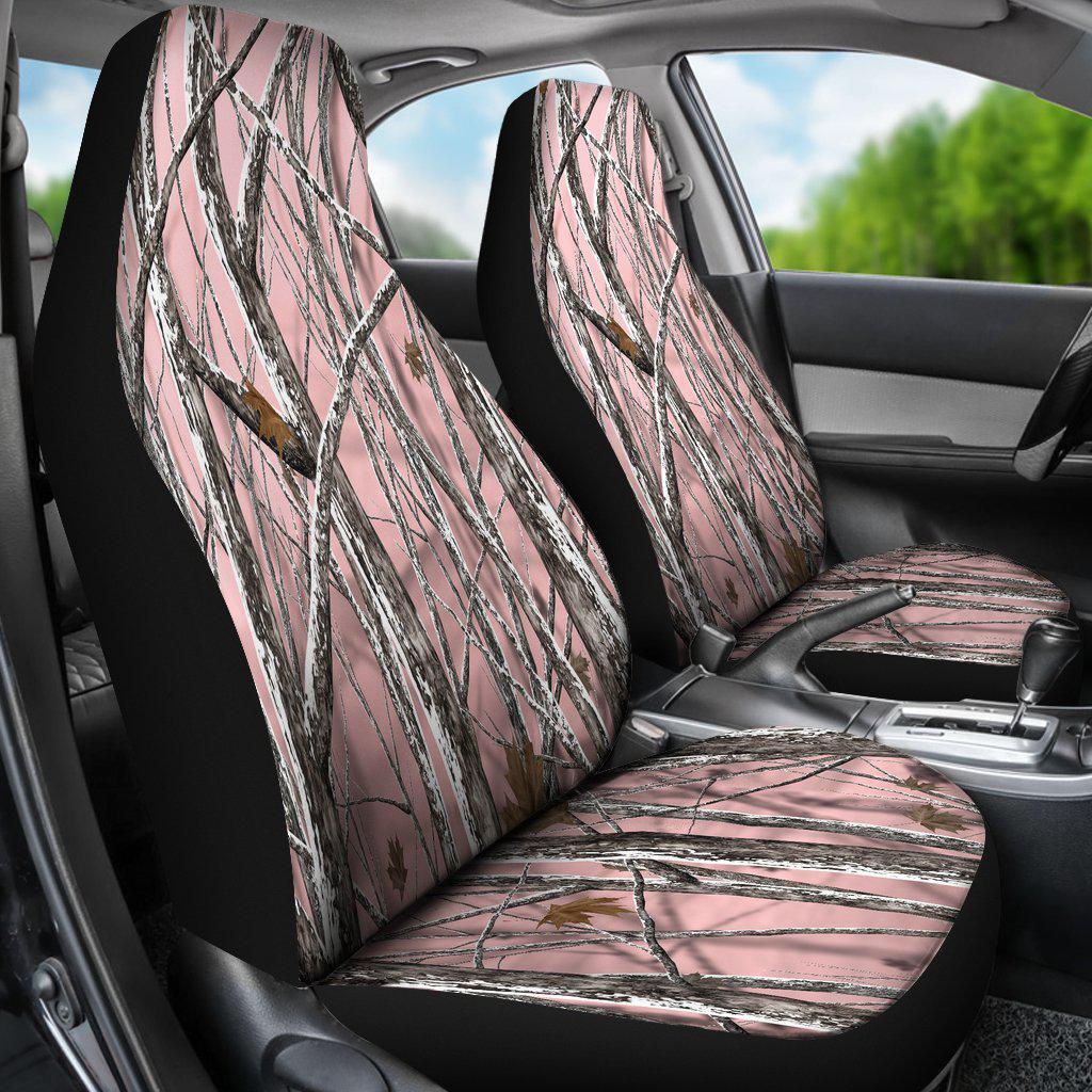 Snowstorm Camo Pink Design Seat Covers