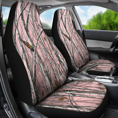 Snowstorm Camo Pink Design Seat Covers