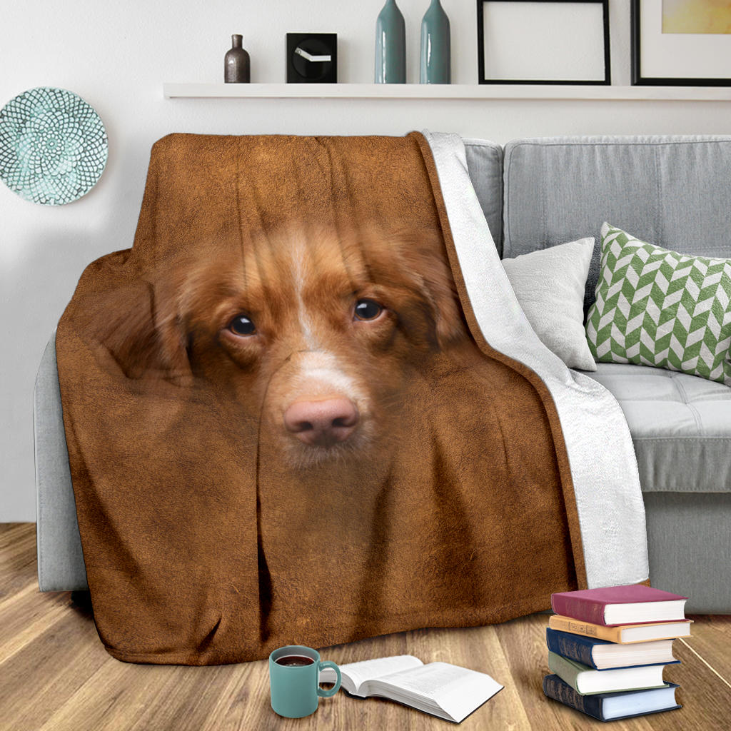 Premium Blanket Nova Scotia Duck Tolling Retriever Face Hair