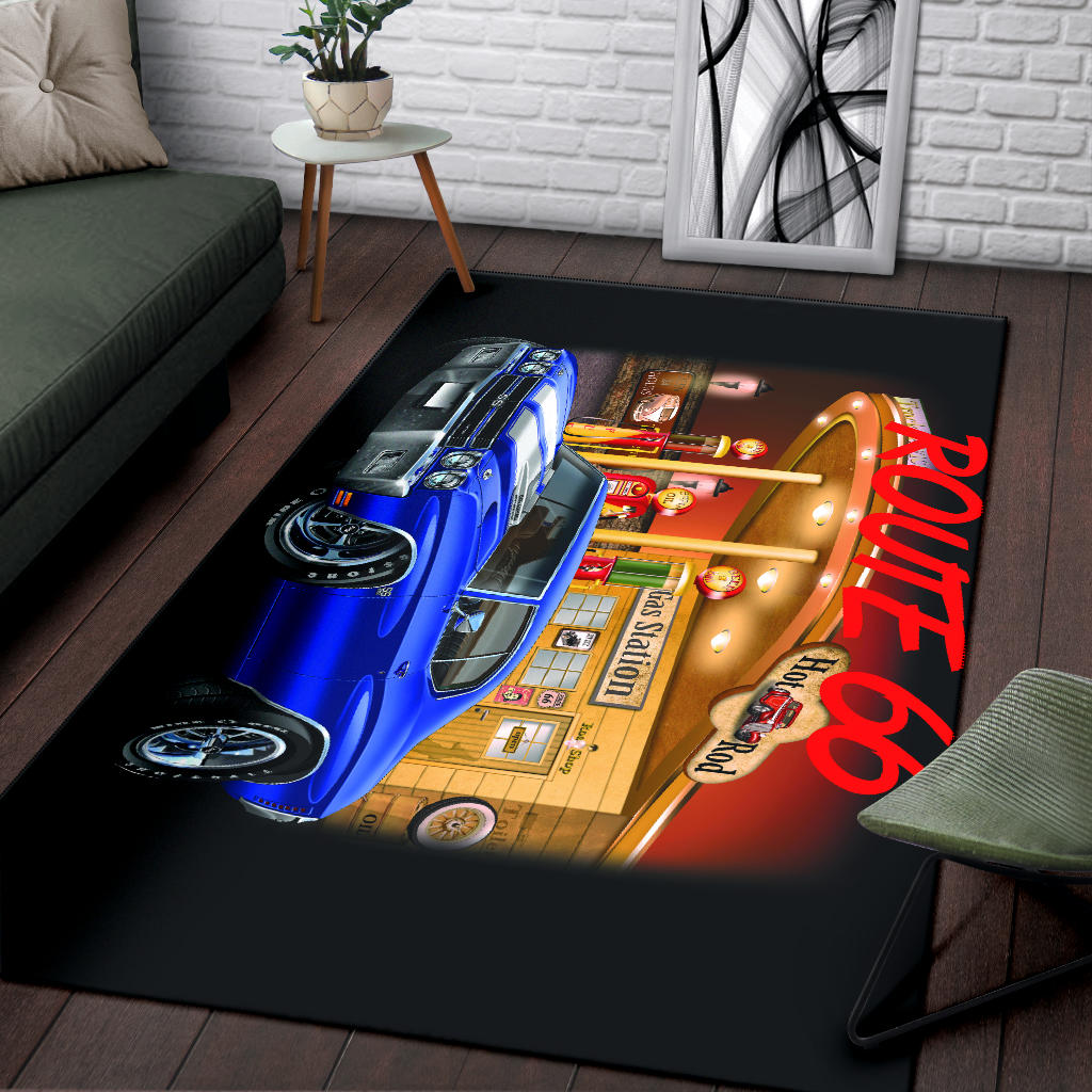 Route 66 1970 Chevelle Area Rug