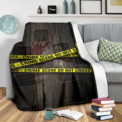 Crime Scene Premium Blanket