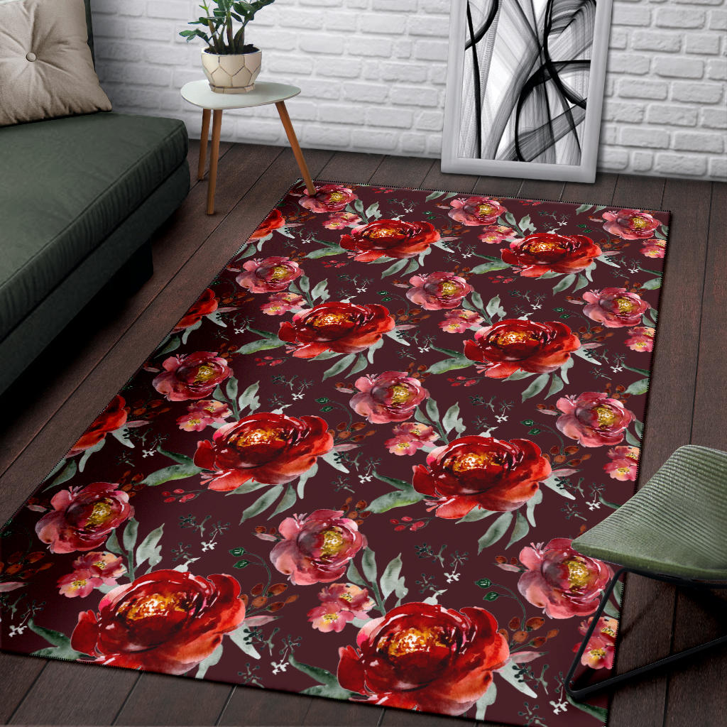 Royal Rose Garden Area Rug