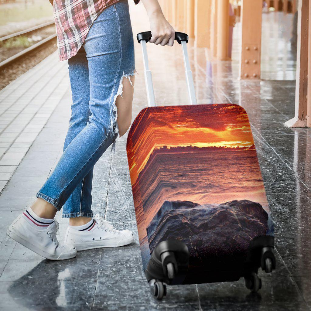 Ocean Sunset Luggage Covers
