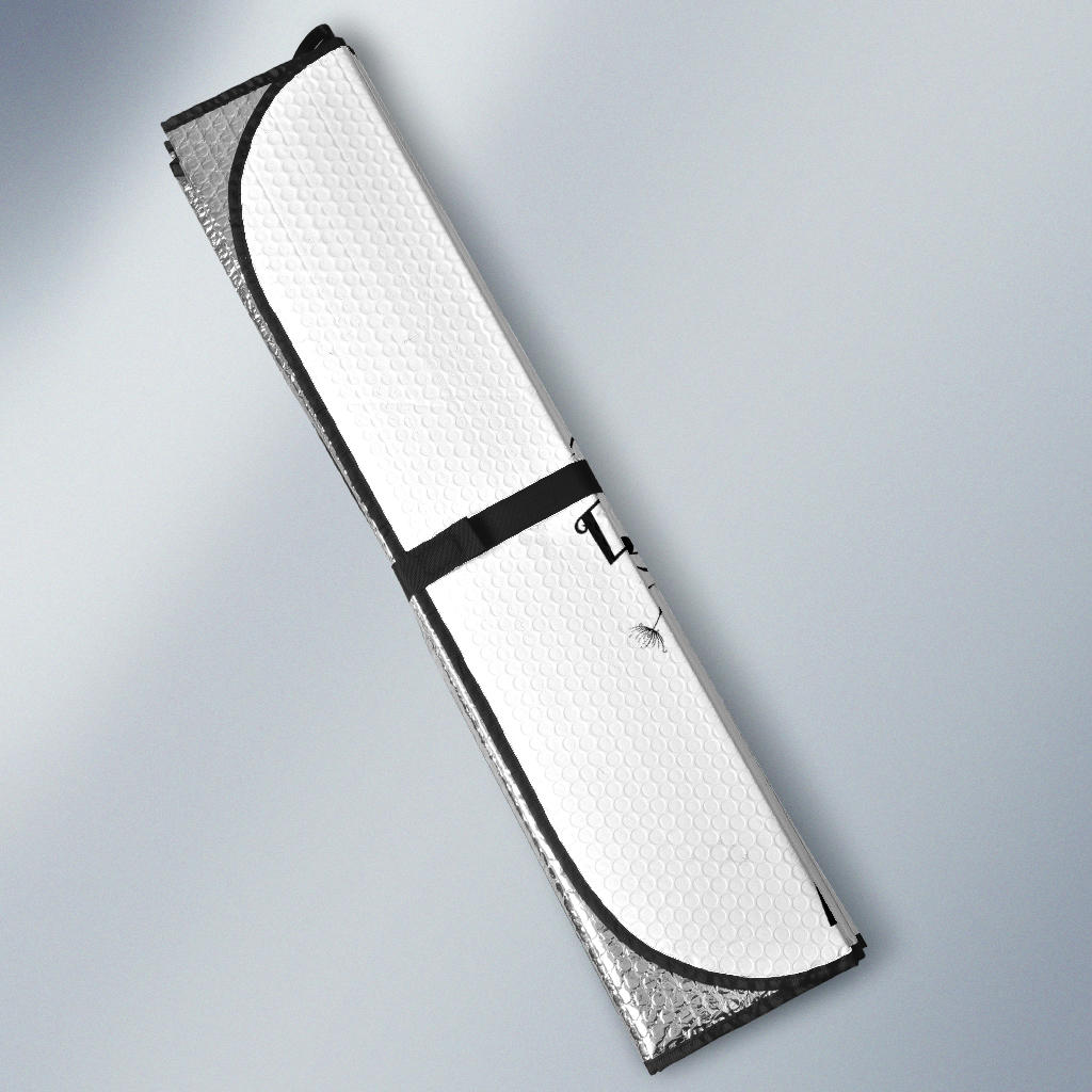 Blowing Music Notes Auto Sun Shade