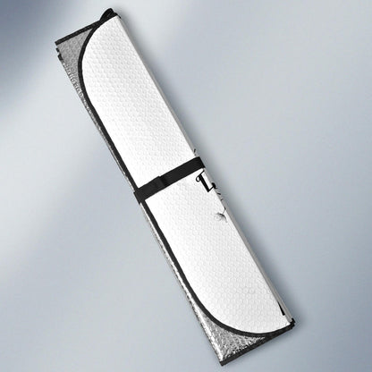 Blowing Music Notes Auto Sun Shade