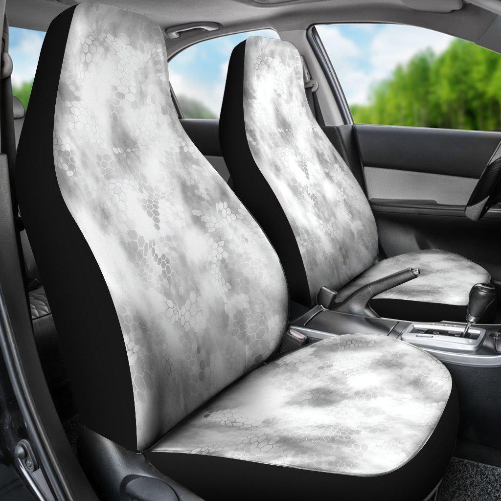 Chameleon Snow Camo Designed Seat Covers