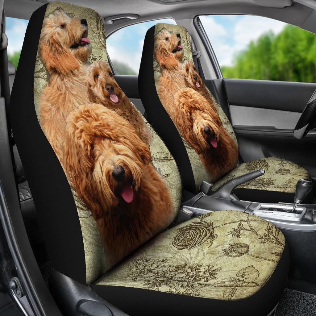 Goldendoodle Car Seat Covers (Set of 2)