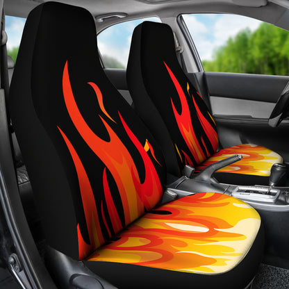 Flames Car Seat Covers