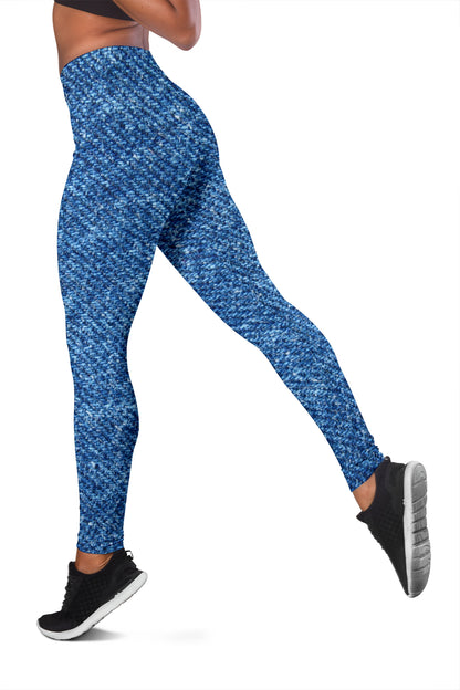 Denim Print Fashion Leggings