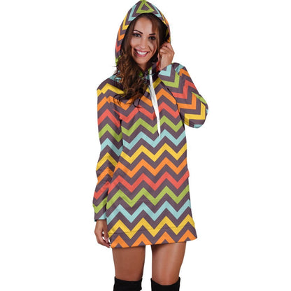 Bright Chevron Dress