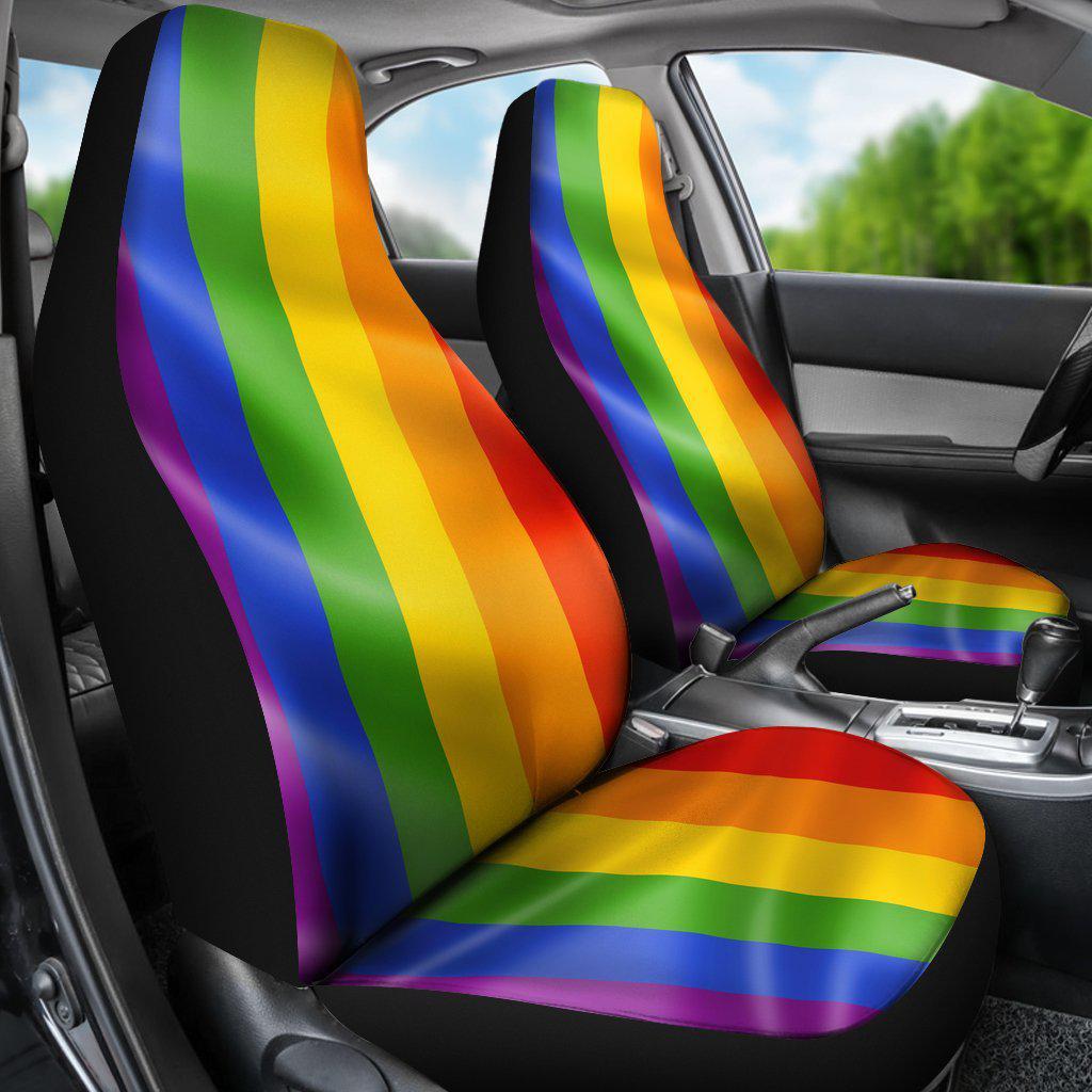 Autism Support Color Design Seat Covers