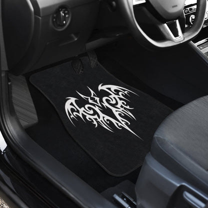 Tribal Bat Car Floor Mats front set of 2