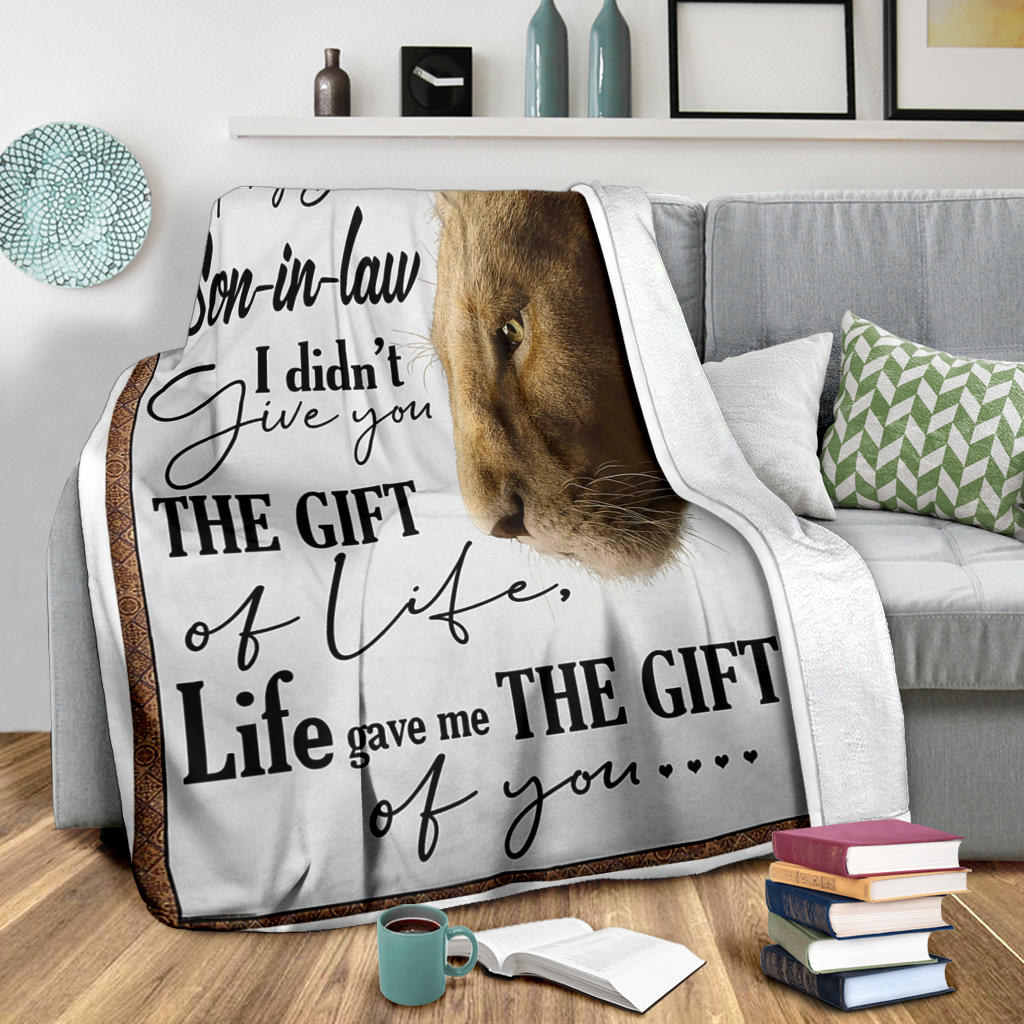 To My Dear Son In Law Premium Blanket