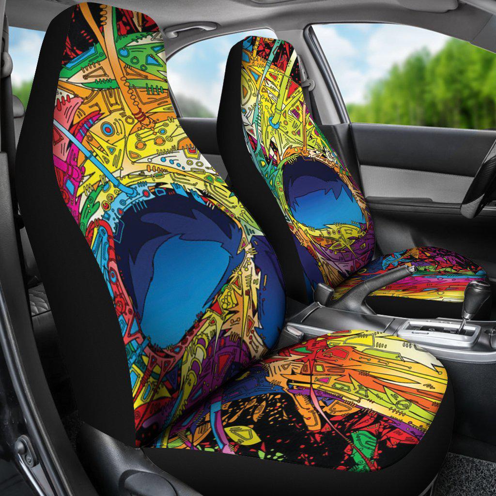 Sugar Skull Design Seat Covers