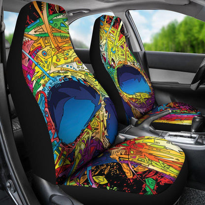 Sugar Skull Design Seat Covers