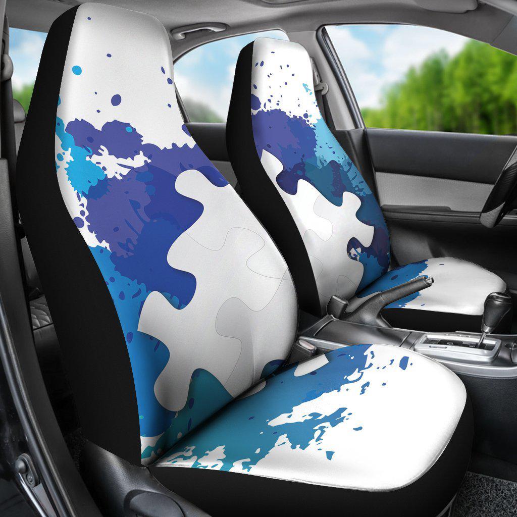 Autism Support Puzzle Seat Covers