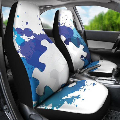 Autism Support Puzzle Seat Covers