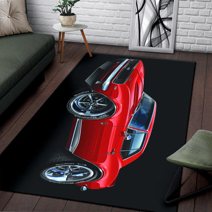1967 SS Car Art Camaro Area Rug