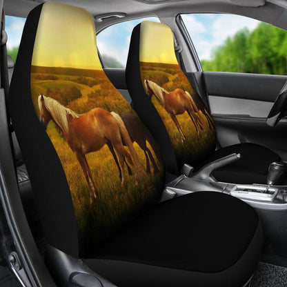 Horse Sunset Valley Seat Covers