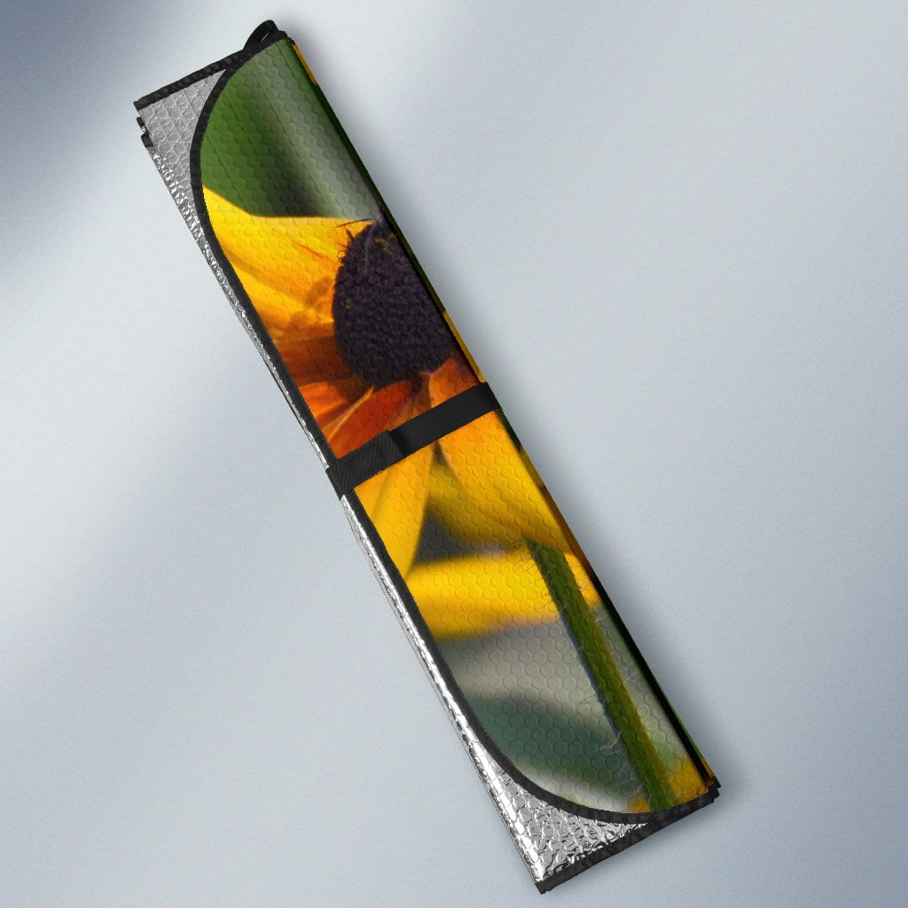 Auto Sun Shade - Yellow Daisies Design