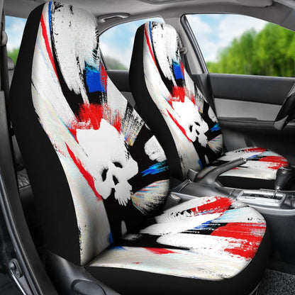 Skull burst Car Seat Covers