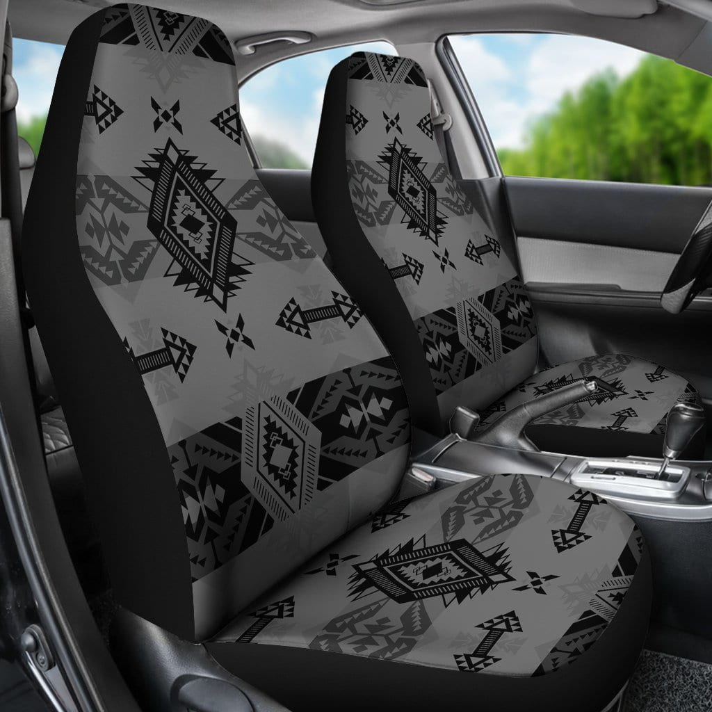 Sovereign Nation Gray Set of 2 Car Seat Covers