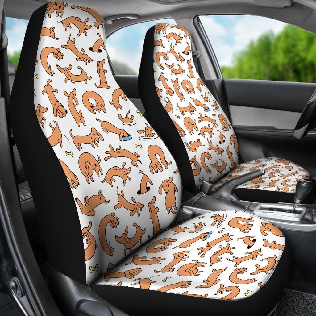 Dachshund V1 Car Seat Covers (Set of 2)