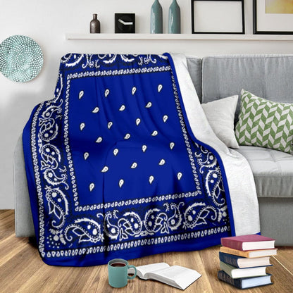 Crip Blue Premium Blanket