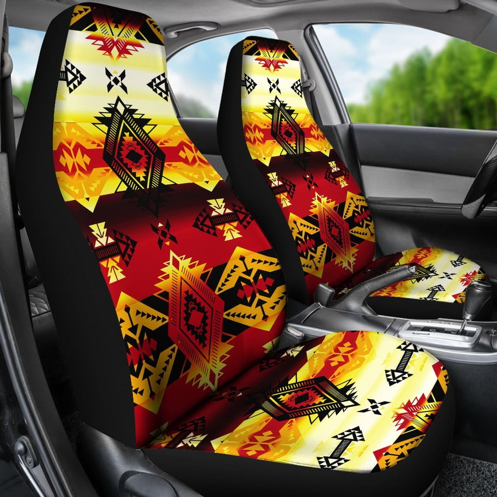 Sovereign Nation Fire Set of 2 Car Seat Covers