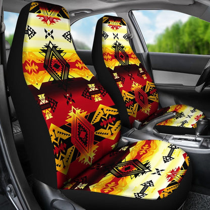 Sovereign Nation Fire Set of 2 Car Seat Covers