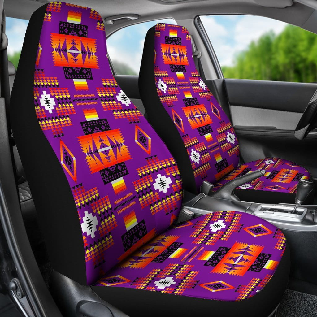 Seven Tribes Purple Car Seat Covers