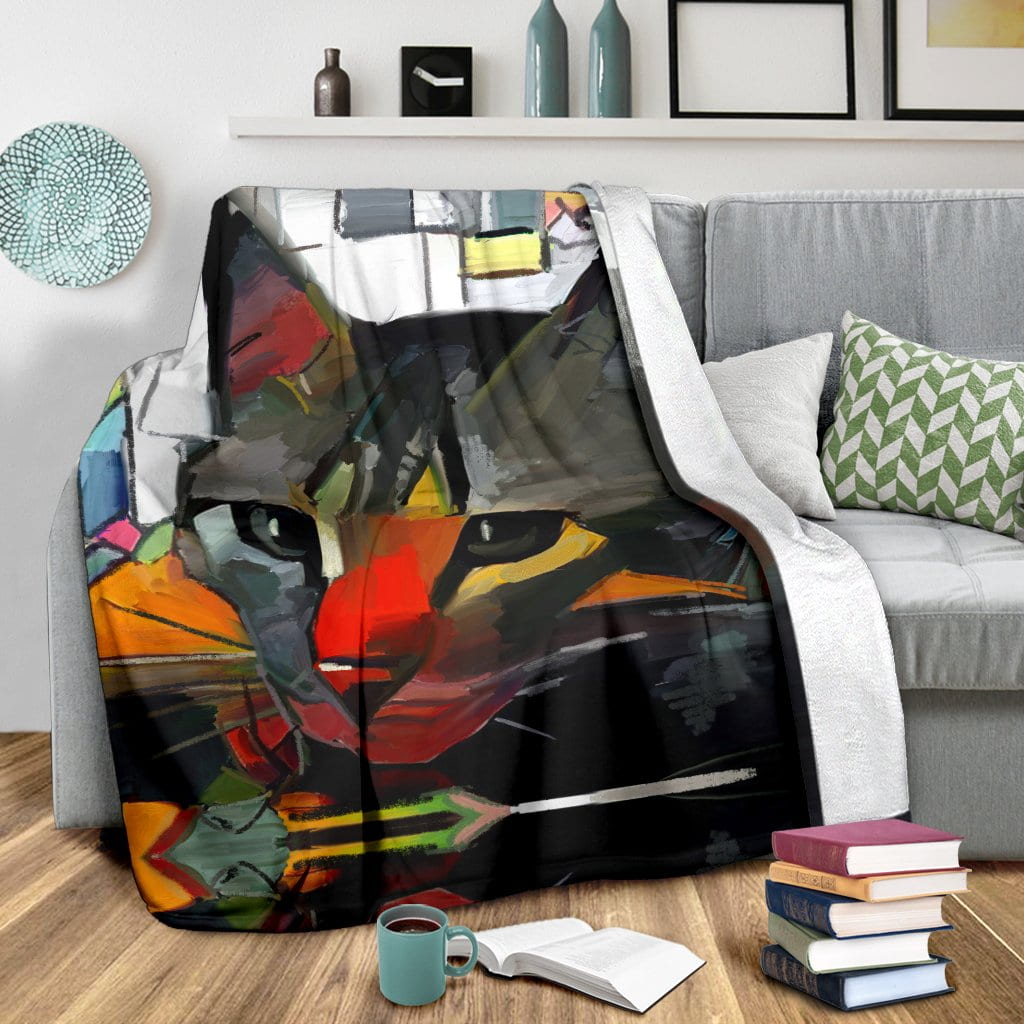 Art Cat II Premium Blanket