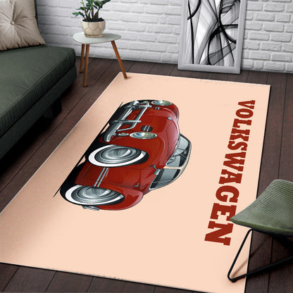 Volkswagen Car Art Area Rug