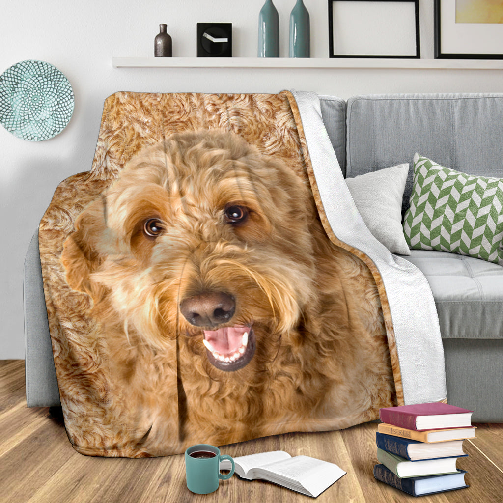 Premium Blanket Goldendoodle - Blanket - 1306