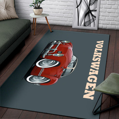 Volkswagen Car Art Area Rug