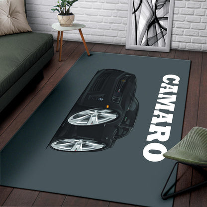 2013 Camaro Car Art Area Rug