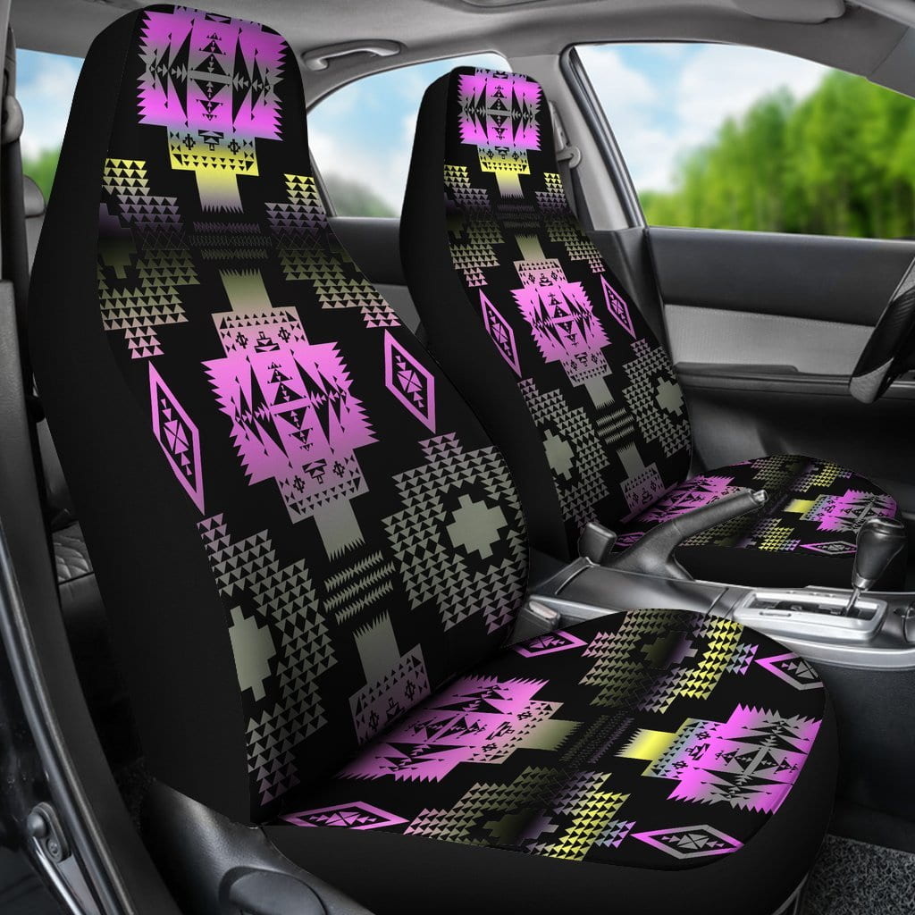 Pink Frost Set of 2 Car Seat Covers