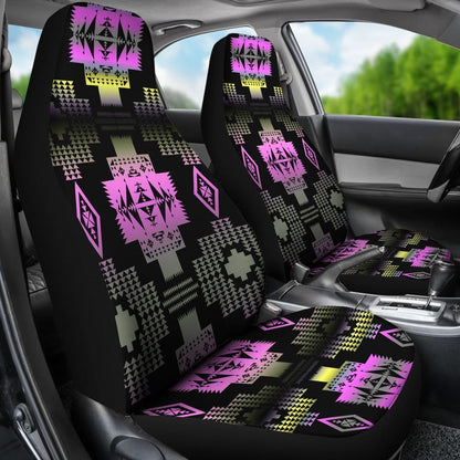 Pink Frost Set of 2 Car Seat Covers
