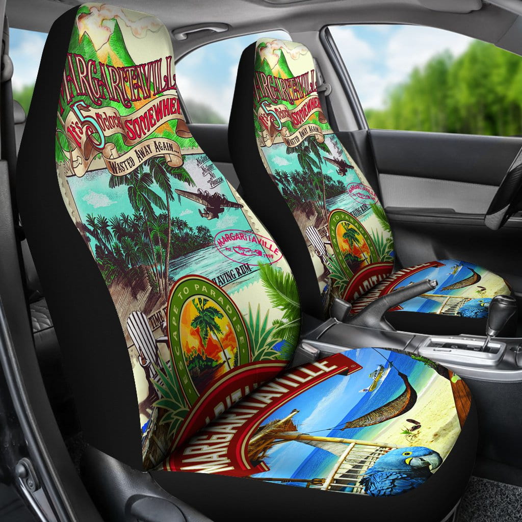 Margaritaville Parrot Tan Seat Covers