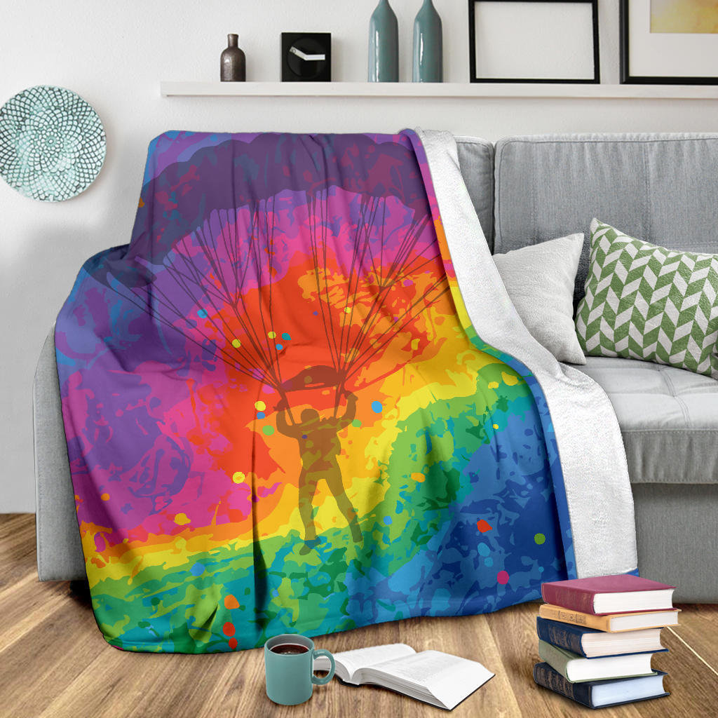 Paint Splatter Premium Blanket