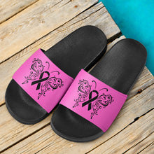 Cancer Awareness Ribbon Sandals