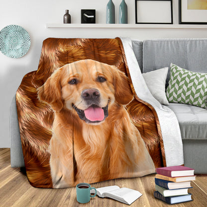 Premium Blanket Golden Retriever - Blanket - 1149