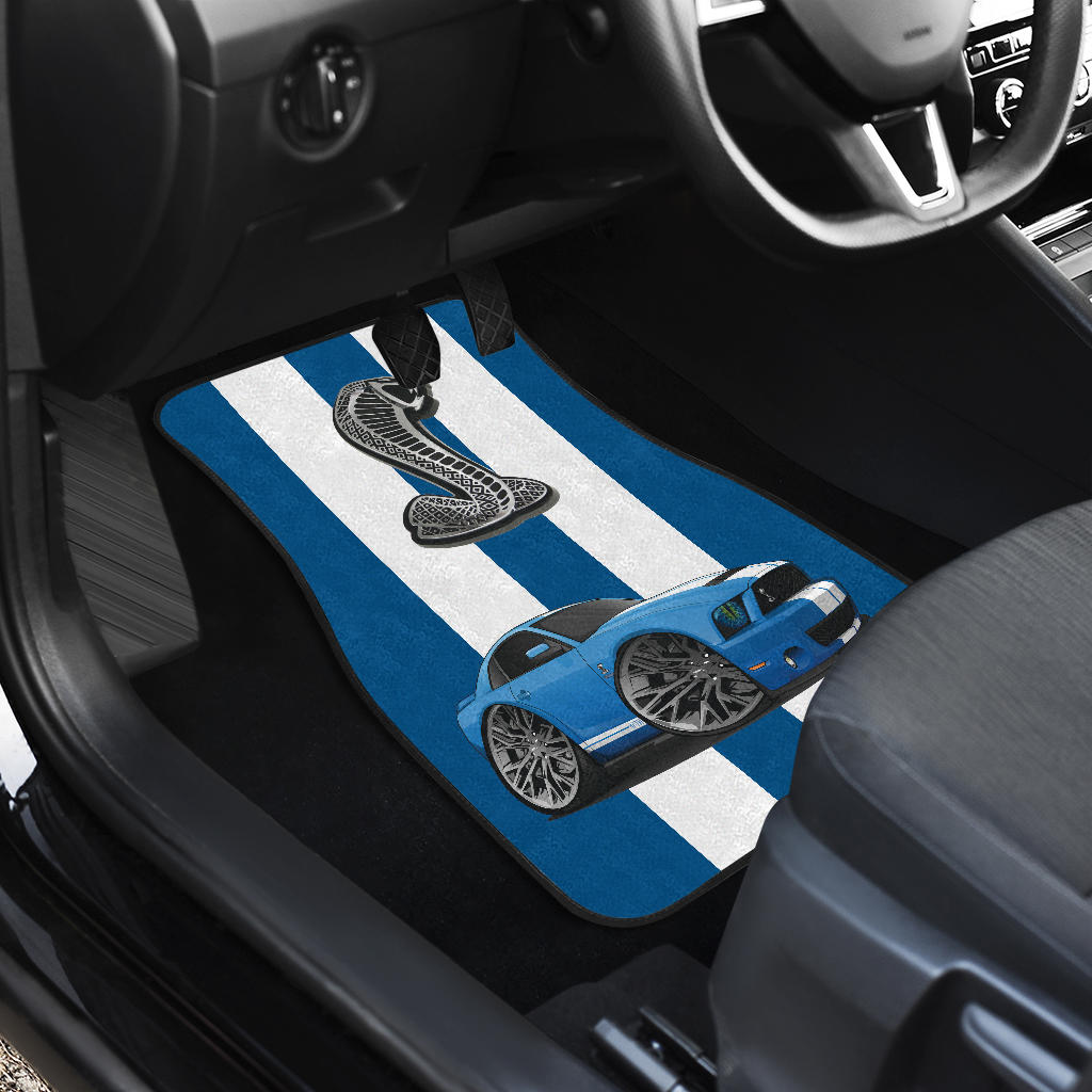 Mustang Cobra Muscle Car Art Floor Mats Set of 4