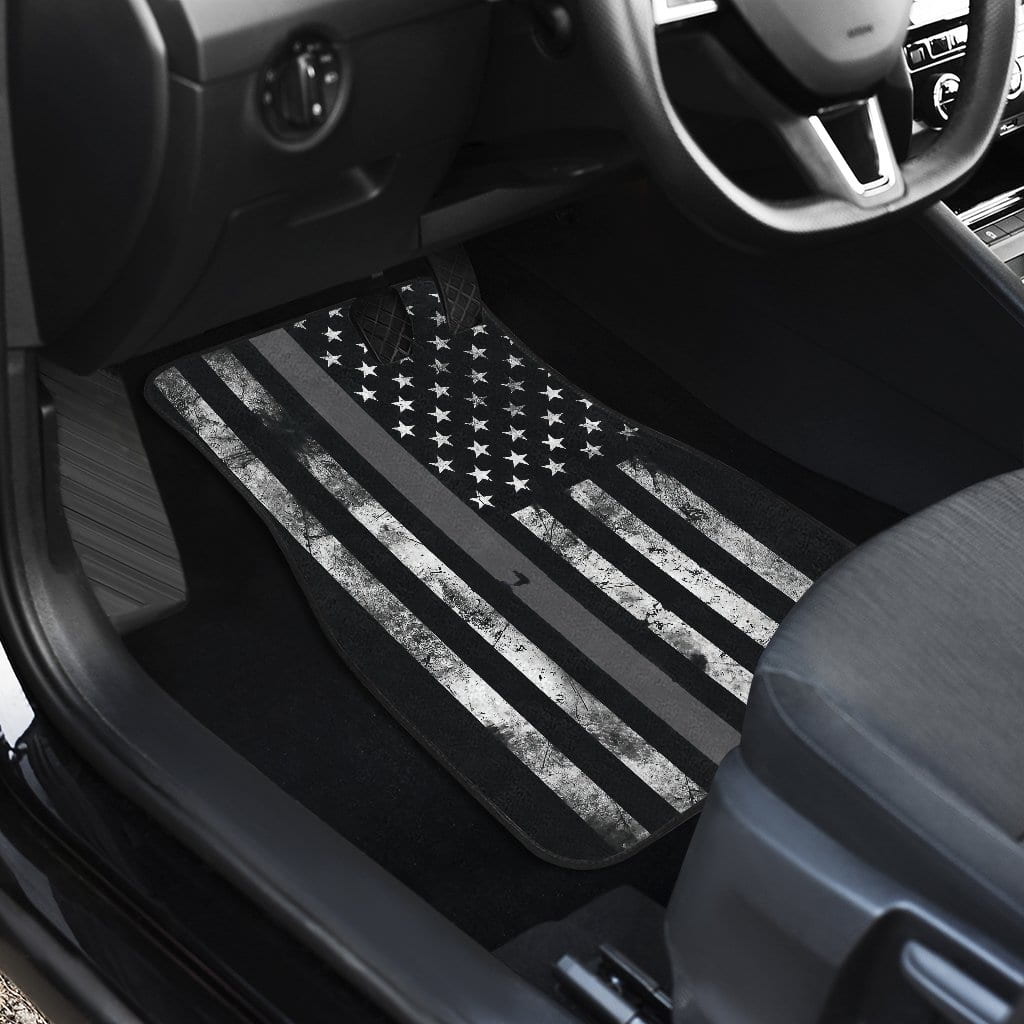 Thin Gray Line Set of 4 Car Floor Mats