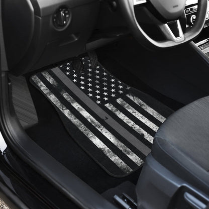 Thin Gray Line Set of 4 Car Floor Mats