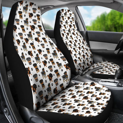 Rottweiler Car Seat Covers (Set of 2)